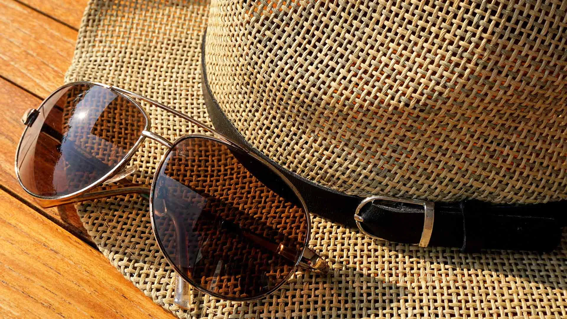 Mise en scène produit Blacksun, accessoires d'été
