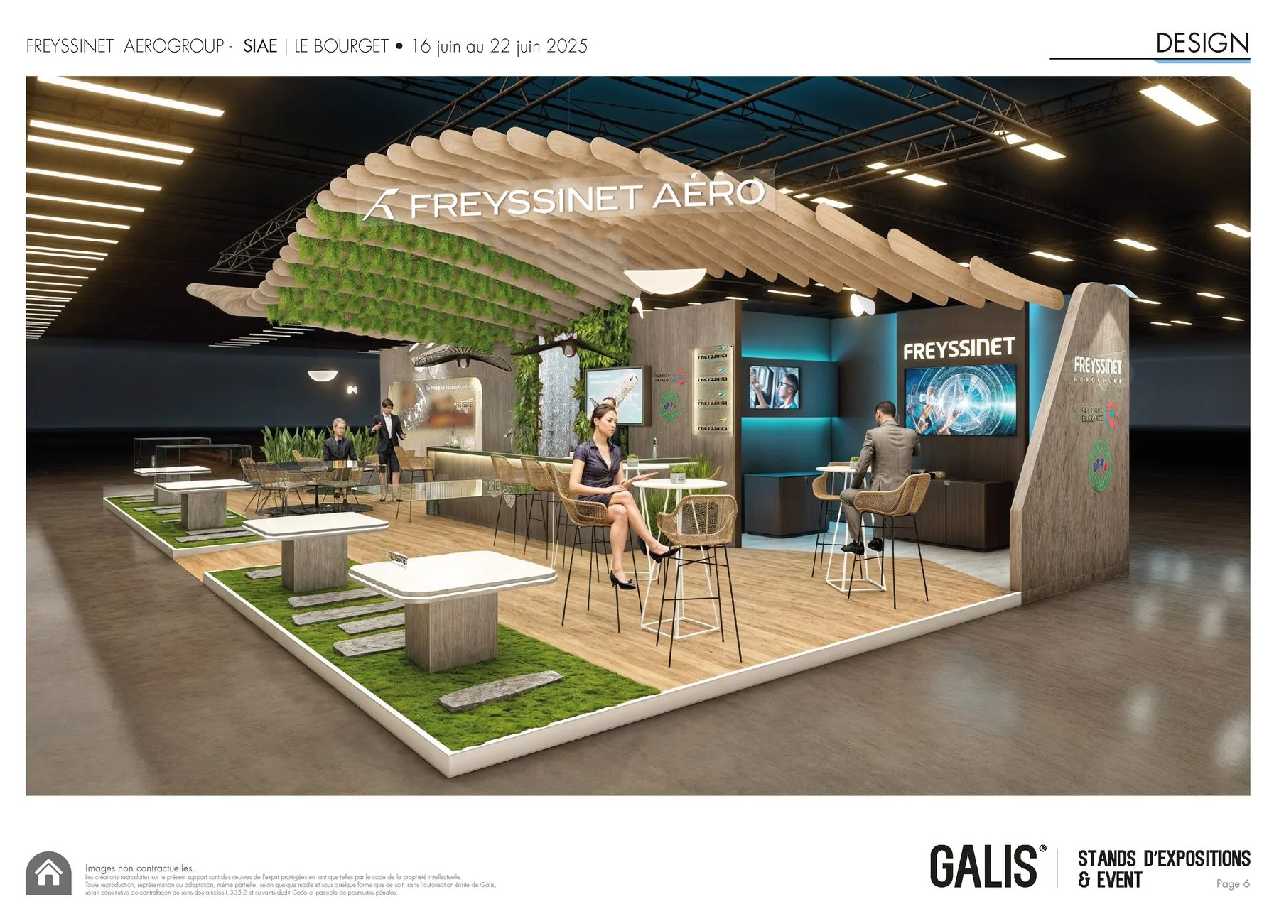 Stand SIAE Bourget, planche 2