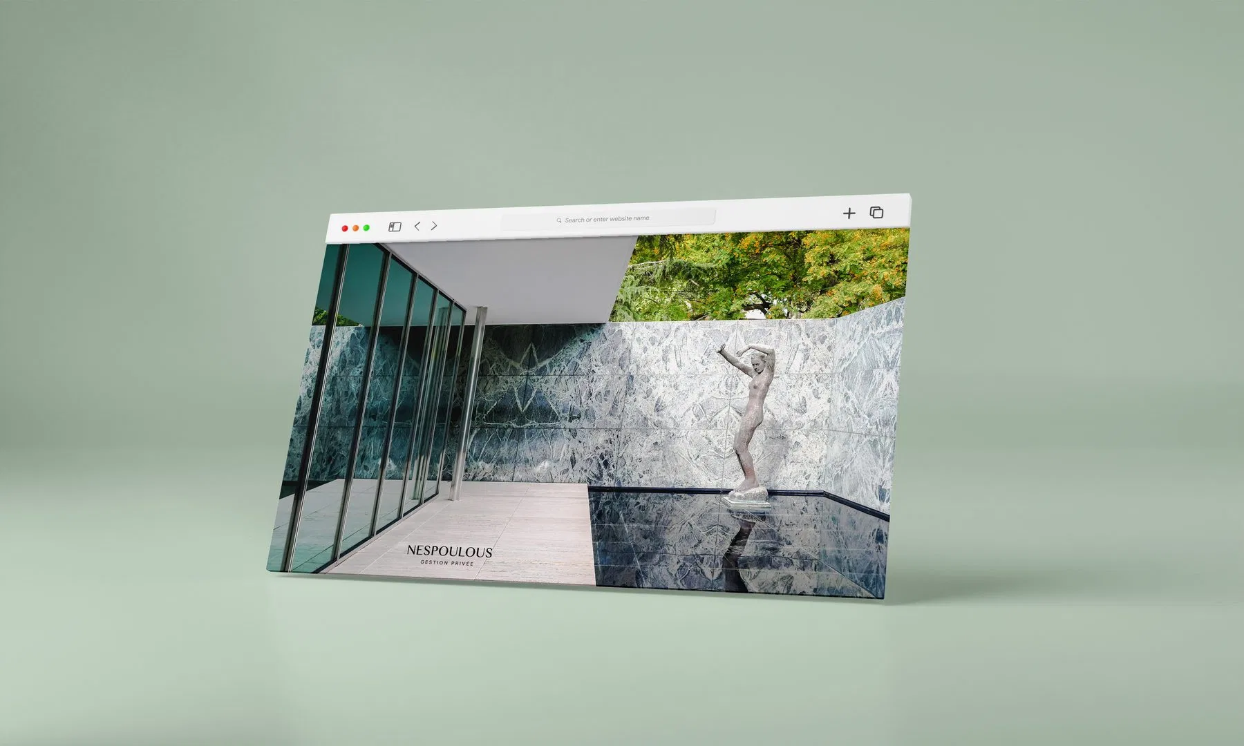 Site finalisé, page d'accueil